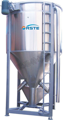 Mezcla vertical de la licuadora del mezclador del gránulo plástico hecha a máquina del acero del SUS para la producción plástica OVM-5000 de los productos