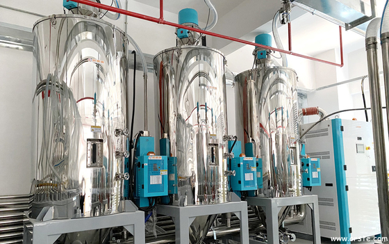 Sistema de alimentación de reciclaje de granulación de mezcla transportador material plástico para la OJEADA del PA del ANIMAL DOMÉSTICO que procesa OMCS-80